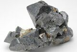 Octahedral Magnetite Crystal Cluster - Russia #209417-1